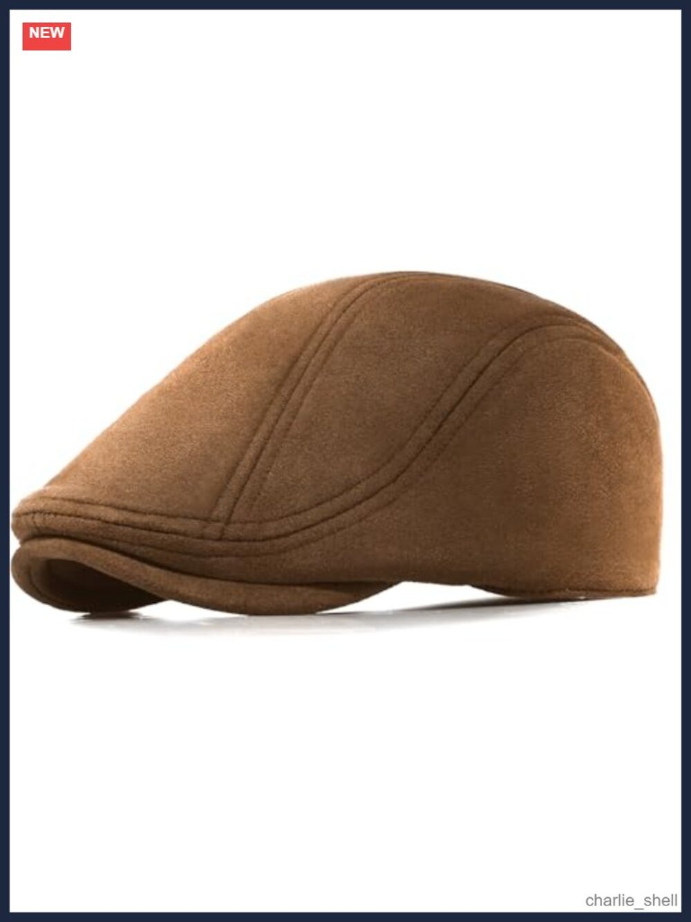 Suede Cap Newsboy Hat Elastic Adjust Beret Ivy Cabbie Driving Hat